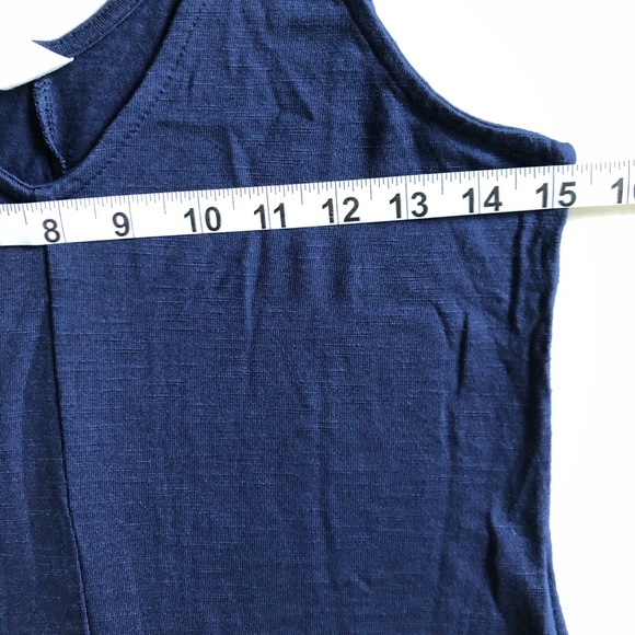 Old Navy V-Neck Sleeveless Navy Blue Maxi Dress XS - Picture 6 of 7